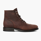 Classic Full-Grain leather Boots - Goodyear Welt Construction & Front Toe Box Detail