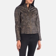 
内側ライニングビュー Showing Quilted Polyester Lining & 内側ユーティリティポケット2つ