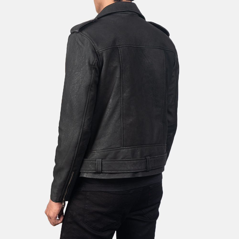 
Allaric Alley レザーライダースジャケット メンズ – alternate product view 5