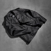 
Allaric Alley レザーライダースジャケット メンズ – alternate product view 7