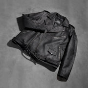 
Allaric Alley レザーライダースジャケット メンズ – alternate product view 8