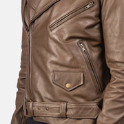 
Allaric Alley レザーライダースジャケット メンズ – alternate product view 6