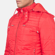 内側ライニングビュー Showing Quilted Polyester Lining &amp; 内側ユーティリティポケット2つ