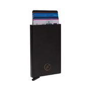 Aluminium Card Holder レディース in Classic 100% Full-Grain Leather - Full Exterior Front Profile View | Buy Online