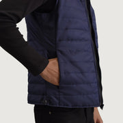
内側ライニングビュー Showing Quilted Viscose Lining & 内側ユーティリティポケット2つ
