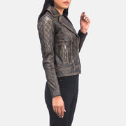 
内側ライニングビュー Showing Quilted Polyester Lining & 内側ユーティリティポケット2つ