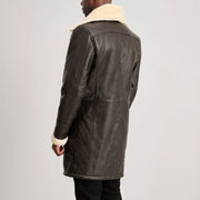 Charles レザーコート ブラウン Shearling レザーコート メンズ – alternate product view 5