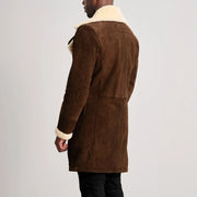 Charles レザーコート ブラウン Shearling レザーコート メンズ – alternate product view 5