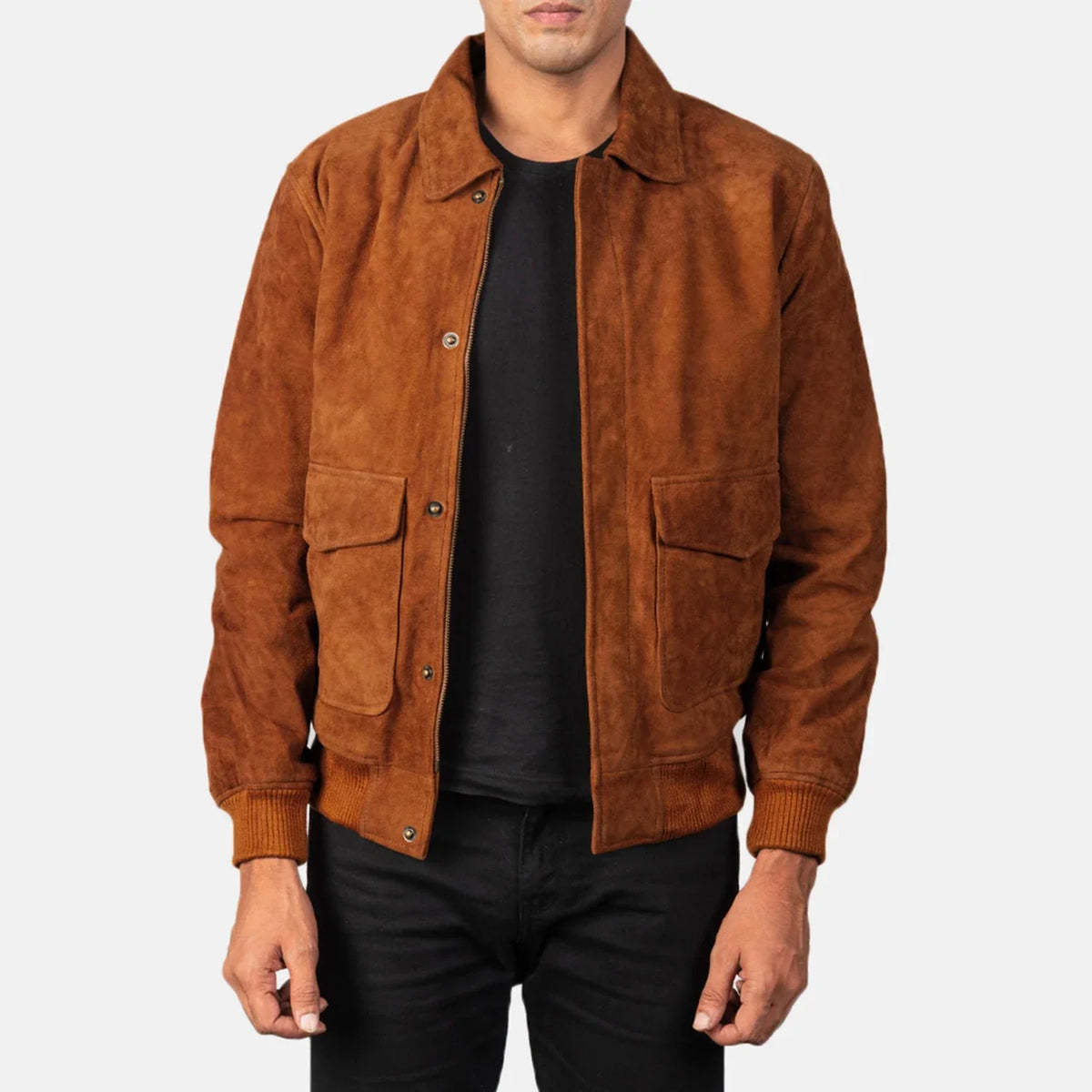 
Coffmen レザーボンバージャケット メンズ – alternate product view 1