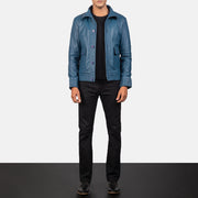 Columbus レザーボンバージャケット メンズ – alternate product view 3
