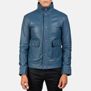 Columbus レザーボンバージャケット メンズ – alternate product view 4