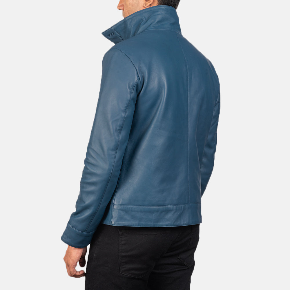 Columbus レザーボンバージャケット メンズ – alternate product view 5