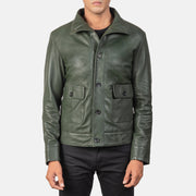 Columbus レザーボンバージャケット メンズ – alternate product view 1