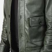 Columbus レザーボンバージャケット メンズ – alternate product view 6