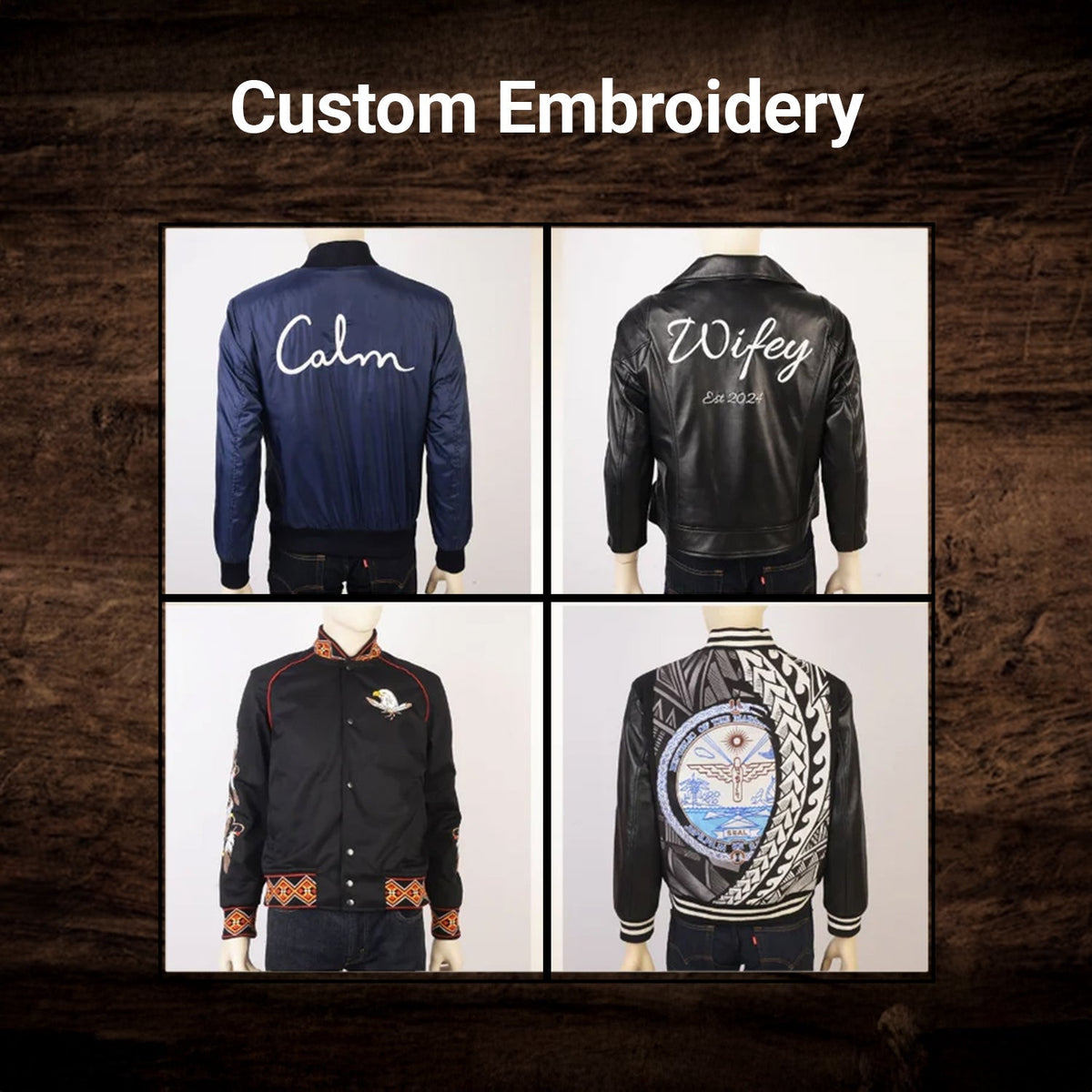 Design Your Own レザージャケット レディース – alternate product view 10