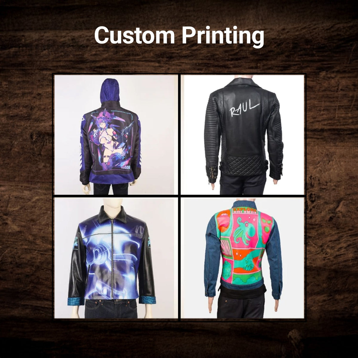 Design Your Own レザージャケット レディース – alternate product view 9