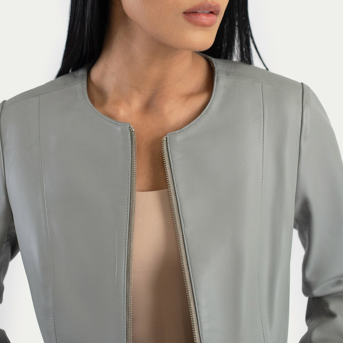 
Elixir Collarless レザージャケット レディース – alternate product view 5