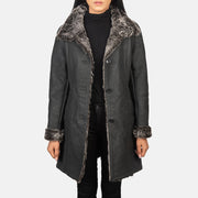 
Erica Shearling レザーコート レディース – alternate product view 1