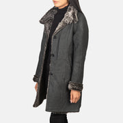 
Erica Shearling レザーコート レディース – alternate product view 2