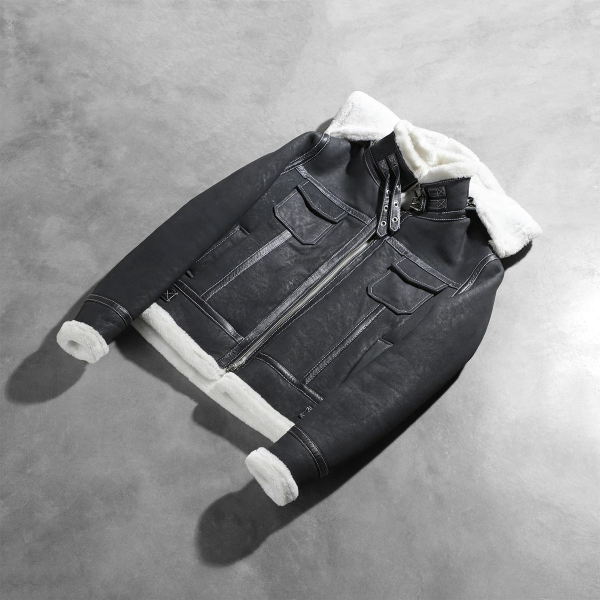 Fiona Hooded ムートンジャケット レディース – alternate product view 8