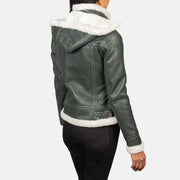 Fiona Hooded ムートンジャケット レディース – alternate product view 5