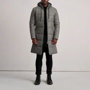 
Floyd レザーコート タン Puffer レザージャケット メンズ – alternate product view 3
