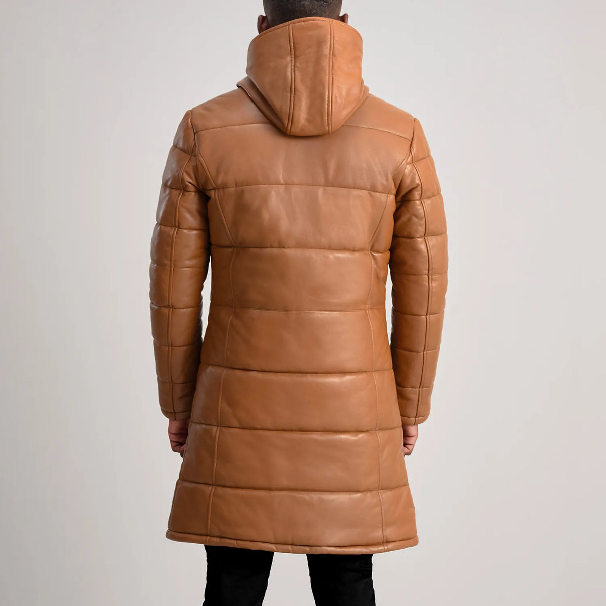 
Floyd レザーコート タン Puffer レザージャケット メンズ – alternate product view 5