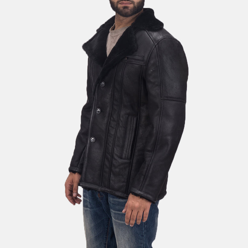 Furcliff Double Face Shearling レザーコート メンズ