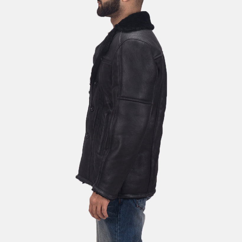Furcliff Double Face Shearling レザーコート メンズ