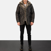 Furlong レザーコート Beige レザーコート メンズ – alternate product view 3