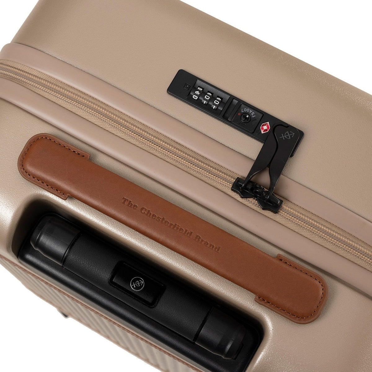 Tailored Rib Cuffs &amp; Hem Craftsmanship Construction Detail on Hand Luggage Suitcase Zuna レディース