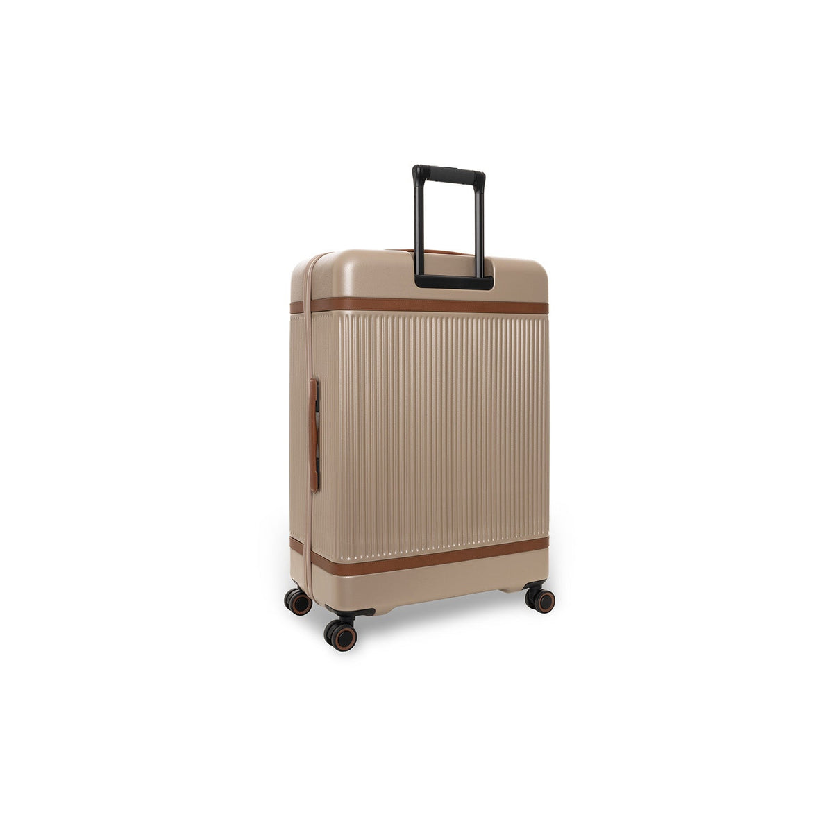 Tailored Rib Cuffs &amp; Hem Craftsmanship Construction Detail on Large Suitcase Zuna レディース