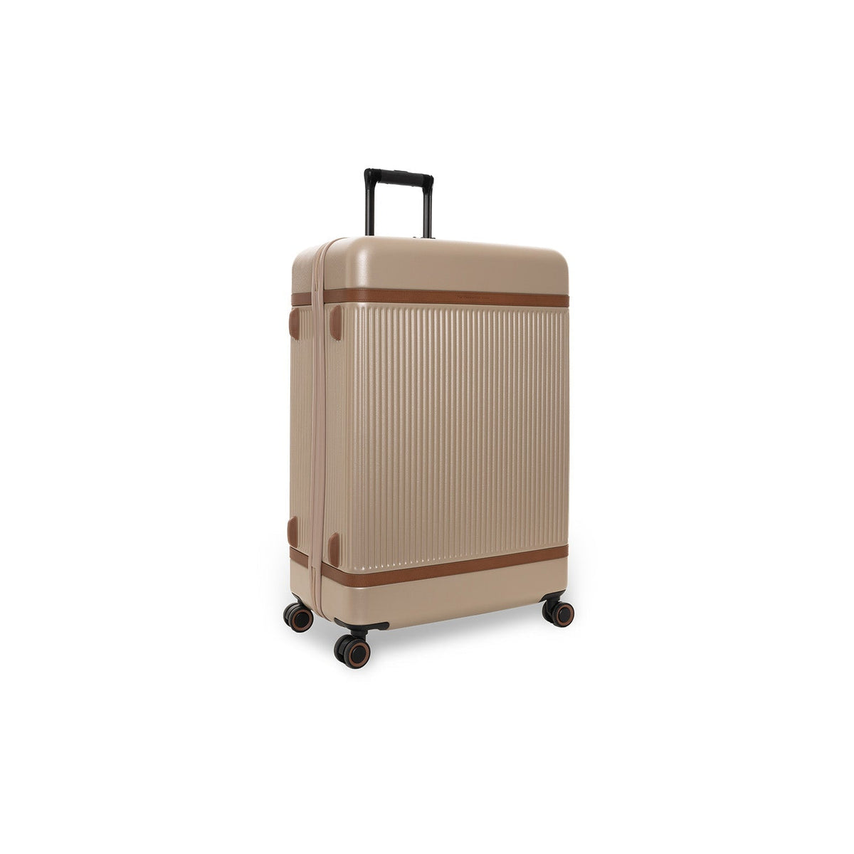 Large Suitcase Zuna レディース in Classic 100% Full-Grain Leather - Front Profile View &amp; Tailored Silhouette | Buy Online