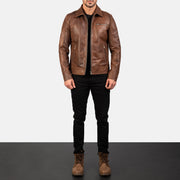 Lavendard レザーライダースジャケット メンズ – alternate product view 4