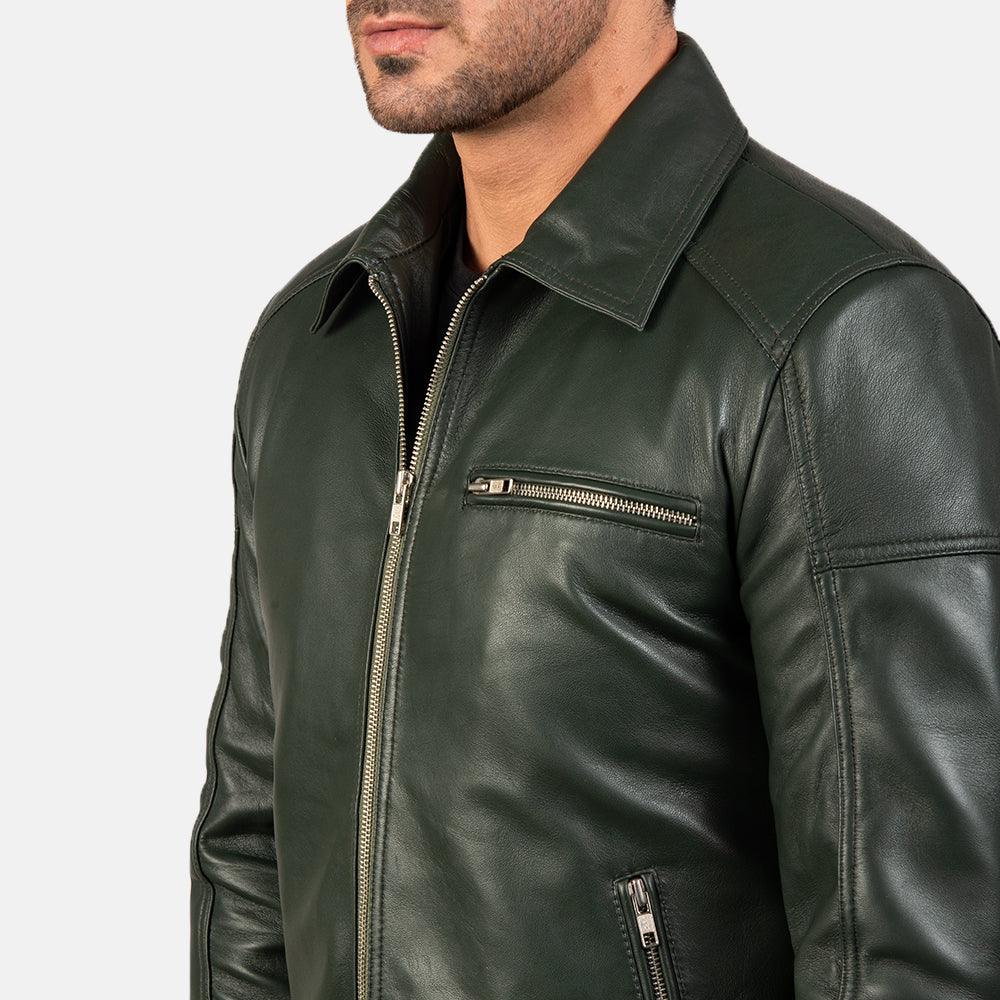 Lavendard レザーライダースジャケット メンズ – alternate product view 5