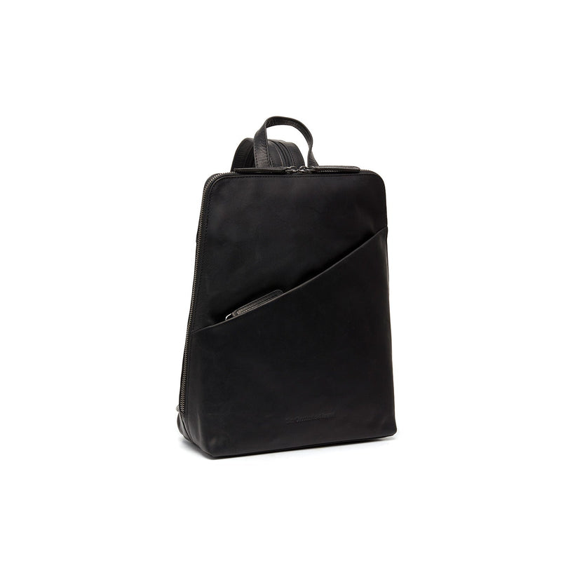 Amanda Full-Grain Leather Backpack in Classic 100% Full-Grain Leather - Full Exterior Front Profile View | Buy Online