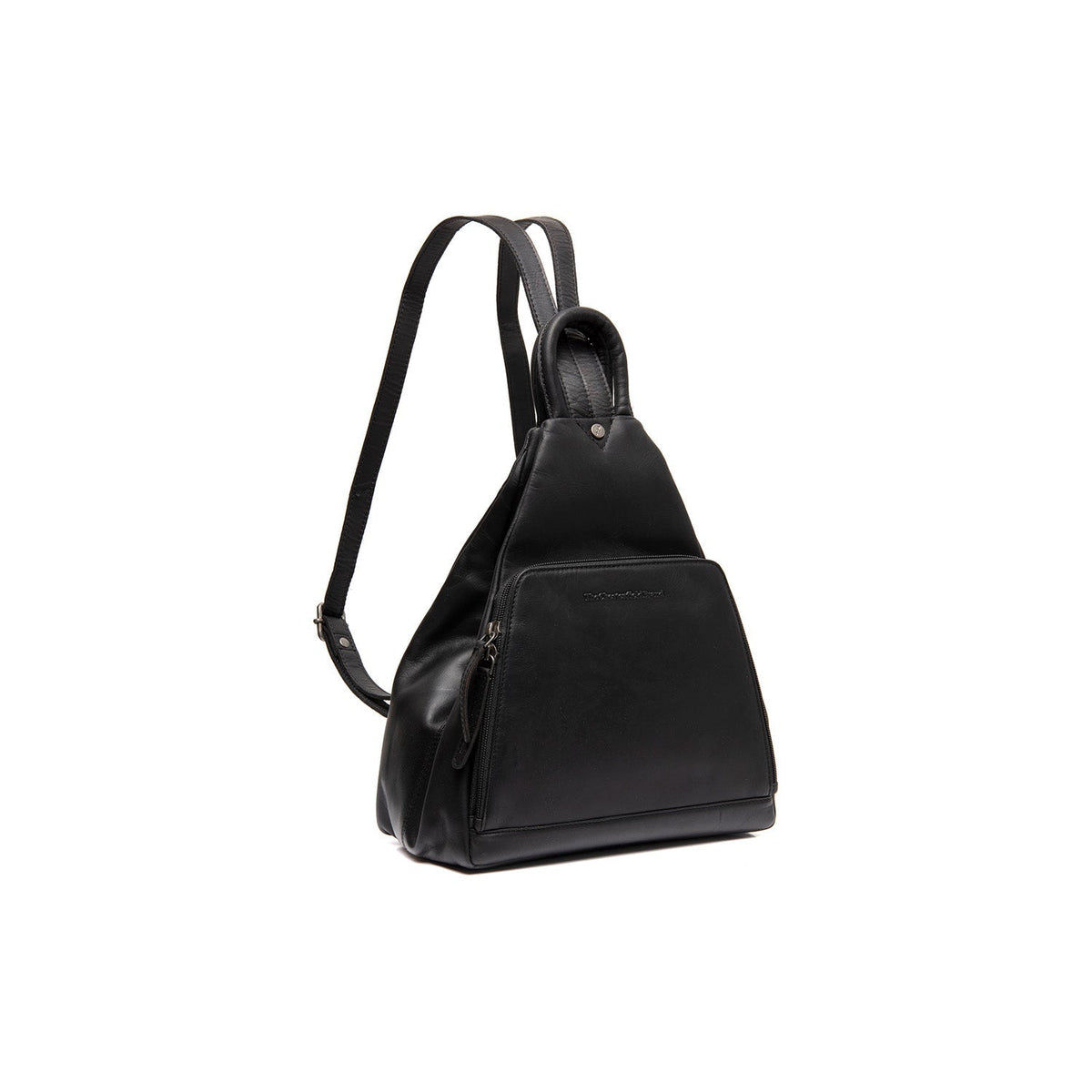 Howard Full-Grain Leather Backpack レディース in Classic 100% Full-Grain Leather - Full Exterior Front Profile View | Buy Online