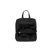 Solid Antique Brass Hardware &amp; Heavy-Duty Dual Zipper Detail on Linford Full-Grain Leather Backpack レディース