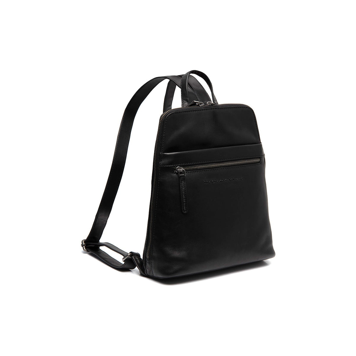 Linford Full-Grain Leather Backpack レディース in Classic 100% Full-Grain Leather - Full Exterior Front Profile View | Buy Online