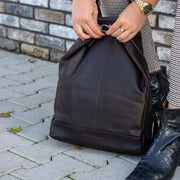 Manchester Full-Grain Leather Backpack レディース – alternate product view 3