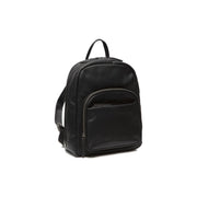 Santana Full-Grain Leather Backpack レディース in Tan 100% Full-Grain Leather - Full Exterior Front Profile View | Buy Online