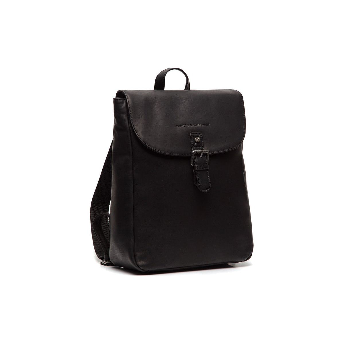 Vermont Full-Grain Leather Backpack レディース in Classic 100% Full-Grain Leather - Full Exterior Front Profile View | Buy Online