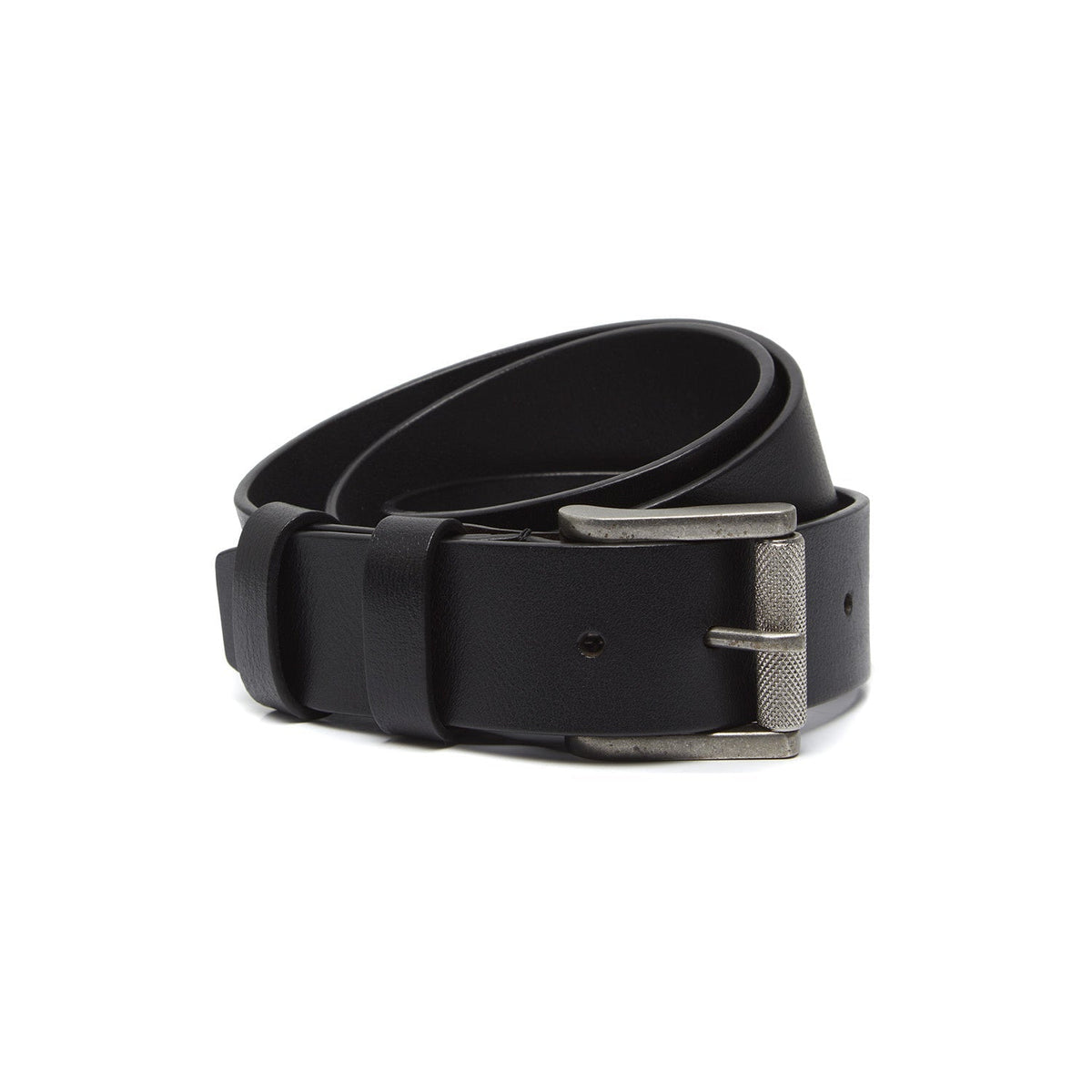 Aayden Full-Grain Leather Belt メンズ in Classic 100% Full-Grain Leather - Full Exterior Front Profile View | Buy Online