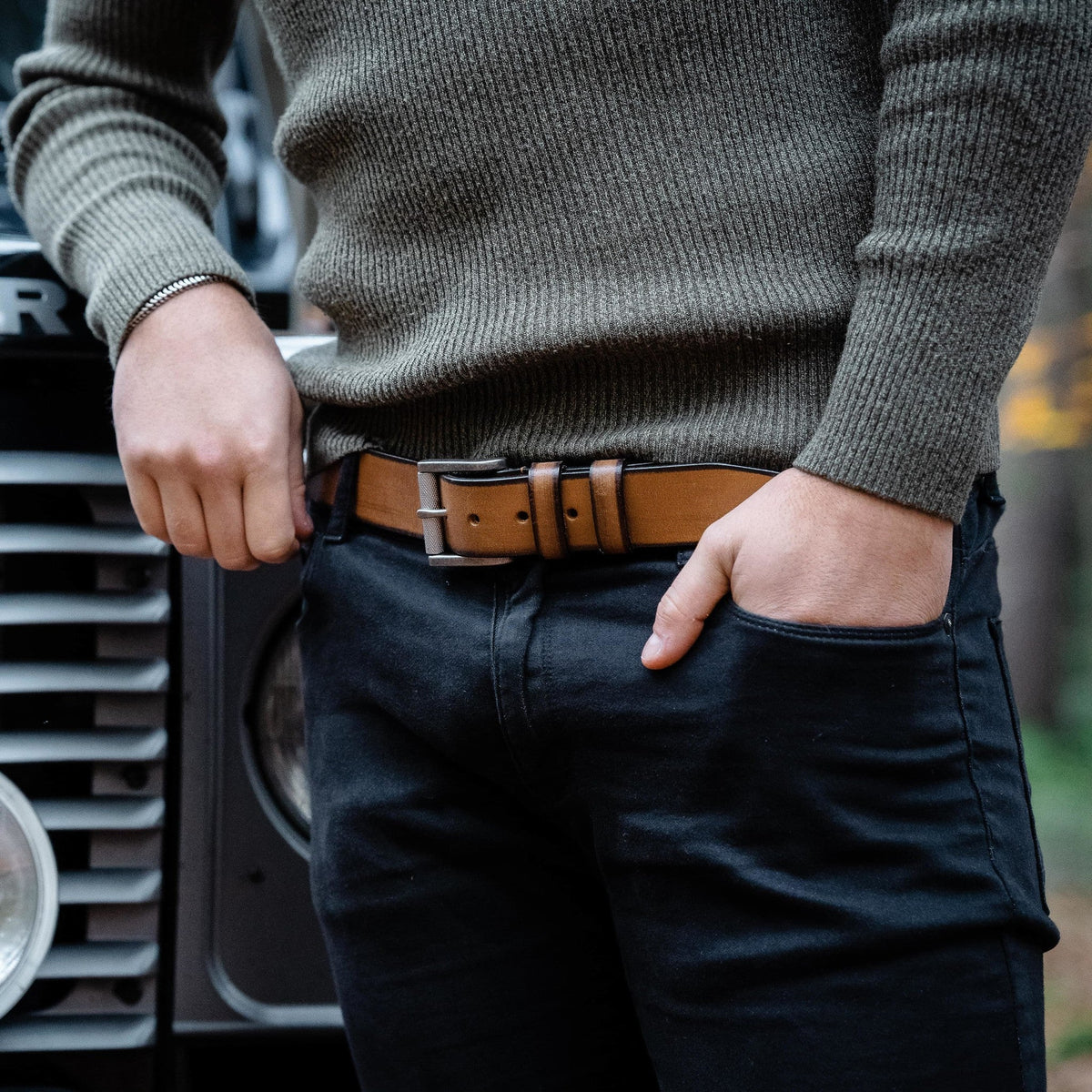 Aayden Full-Grain Leather Belt メンズ – alternate product view 3