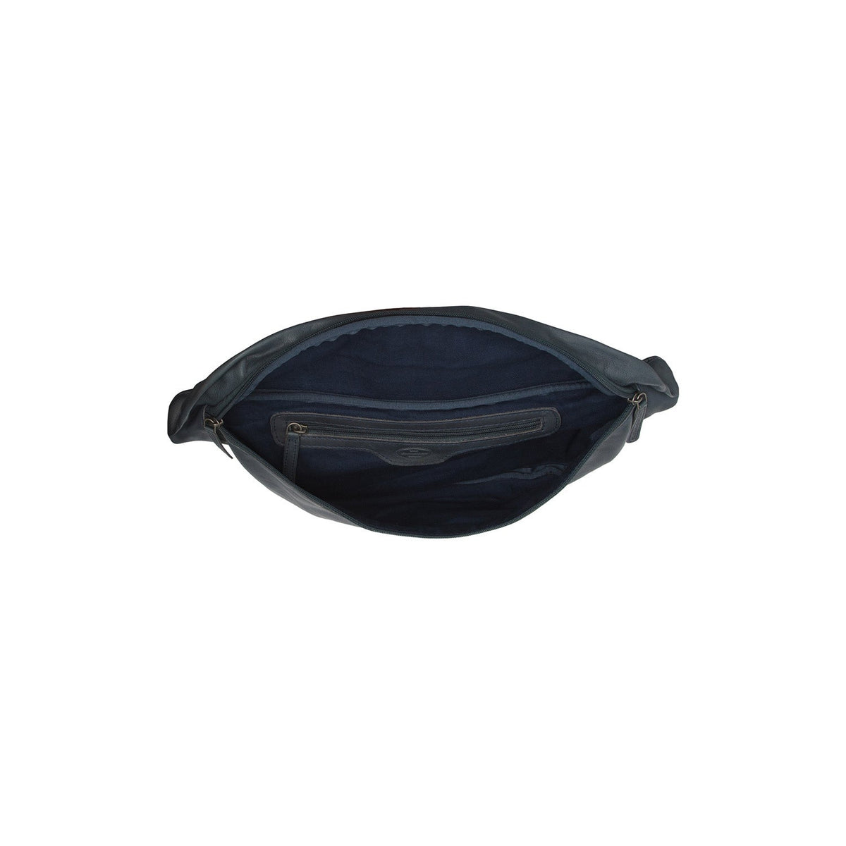 Kruger Full-Grain Leather Belt Bag レディース - Structured Side Profile Showing Gusset Depth &amp; Expansion Capacity