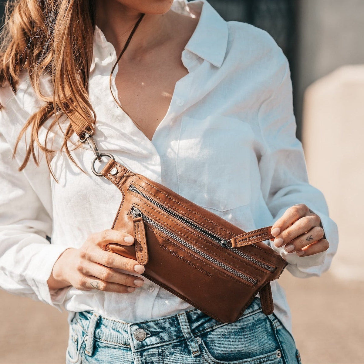 Toronto Full-Grain Leather Belt Bag レディース – alternate product view 2
