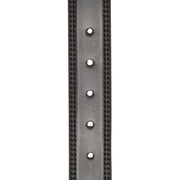 
Solid Antique Brass Hardware & Heavy-Duty Dual Zipper Detail on Manovo フルグレインレザー Belt メンズ