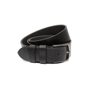 Morrison Full-Grain Leather Belt メンズ in Classic 100% Full-Grain Leather - Full Exterior Front Profile View | Buy Online