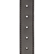 
Solid Antique Brass Hardware & Heavy-Duty Dual Zipper Detail on タンaro フルグレインレザー Belt メンズ