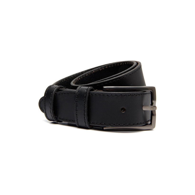 タンaro Full-Grain Leather Belt メンズ